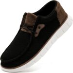 Mens Slip on Loafers Boat Shoes Non Slip Walking Sports Shoes Driving Shoes Casual Office Shoes Gym Lightweight able Shoes
