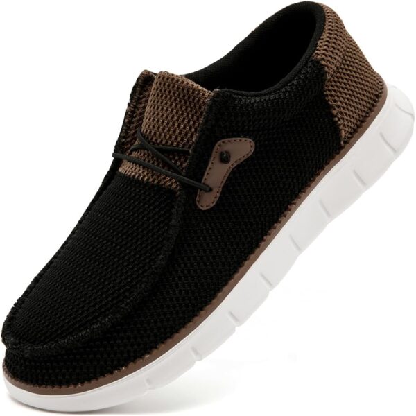 Mens Slip on Loafers Boat Shoes Non Slip Walking Sports Shoes Driving Shoes Casual Office Shoes Gym Lightweight able Shoes